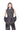 BLACK ACID WASH DENIM ROUND NECK PEPLUM TOP marques almeida