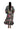 BLACK BROCADE MIDI FLARE SKIRT WITH BELT marques almeida