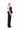 BLACK LINEN GATHERED STRAP TOP marques almeida