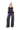 BLACK LINEN GATHERED STRAP TOP marques almeida