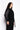 BLACK MERINO FITTED JUMPER WITH BOMBER SLEEVES marques almeida