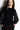 BLACK MERINO FITTED JUMPER WITH BOMBER SLEEVES marques almeida
