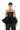 BLACK MIKADO STRAPLESS LAYERED FRILL TOP marques almeida