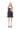 BLACK MINI DRESS WITH COLOUR FLOWER EMBELLISHED marques almeida