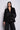 BLACK OVERCOAT WITH SATIN BOW marques almeida