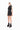 BLACK SLEEVELESS FITTED DRAPED MINI DRESS marques almeida