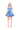 BLUE ACID WASH DENIM SLEEVELESS MINI DRESS MARQUES ALMEIDA