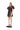 BROWN PRINTED BALLOON SLEEVE DRESS marques almeida