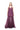 BURGUNDY DOUBLE LAYERED STRAPPY LONG DRESS marques almeida