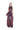 BURGUNDY OVERDYED DENIM BOW BOYFRIEND TROUSERS marques almeida