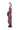 BURGUNDY OVERDYED DENIM BOW BOYFRIEND TROUSERS marques almeida