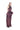 BURGUNDY OVERDYED DENIM BOW BOYFRIEND TROUSERS marques almeida