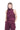 BURGUNDY SATIN HALTERNECK DRAPED TOP MARQUES ALMEIDA
