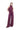 BURGUNDY SATIN HALTERNECK DRAPED TOP MARQUES ALMEIDA