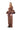 CHOCOLATE RIB JERSEY TURTLENECK PUFF SLEEVE TOP MARQUES ALMEIDA