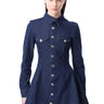 INDIGO DENIM SHORT SHIRT DRESS marques almeida