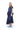 INDIGO FLOWER DENIM CAP SLEEVE TOP marques almeida