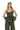KHAKI OVERDYE DENIM PEPLUM CORSET TOP marques almeida