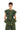 KHAKI OVERDYE DENIM STRUCTURED SHOULDER CINCHED TOP marques almeida