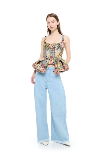 LIGHT BLUE BOYFRIEND TROUSERS marques almeida