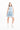 LIGHT BLUE DENIM RACER SHAPE FLOUNCE MINI DRESS marques almeida
