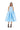 LIGHT BLUE MIDI DRESS WITH TANK TOP SCOOPED marques almeida