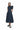 INDIGO DENIM OFF-SHOULDER MIDI DRESS