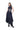 NAVY PINSTRIPE SLEEVELESS DRESS WITH EMBROIDERY marques almeida
