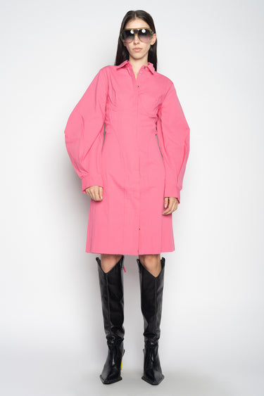 PINK CORSET FITTED DRESS marques almeida