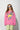 DAISY PRINT PINK SWEATSHIRT makids