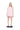 PINK FLOWER DRILL A-LINE DRESS marques almeida