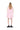 PINK FLOWER DRILL A-LINE DRESS marques almeida
