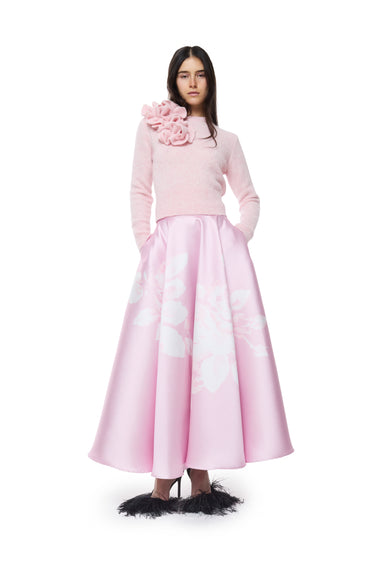 PINK PRINTED MIDI SKIRT MARQUES ALMEIDA