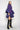 PURPLE PUFF SLEEVE AND HEM DRESS marques almeida