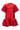RED MIKADO T-SHIRT LOOSE FIT FRILL DRESS marques almeida