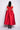 RED OFF SHOULDER FULL SKIRT DRESS marques almeida