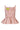 PINK WRINKLED GATHERED STRAP TOP marques almeida
