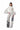 SILVER TURTLENECK PUFF SLEEVE TOP marques almeida