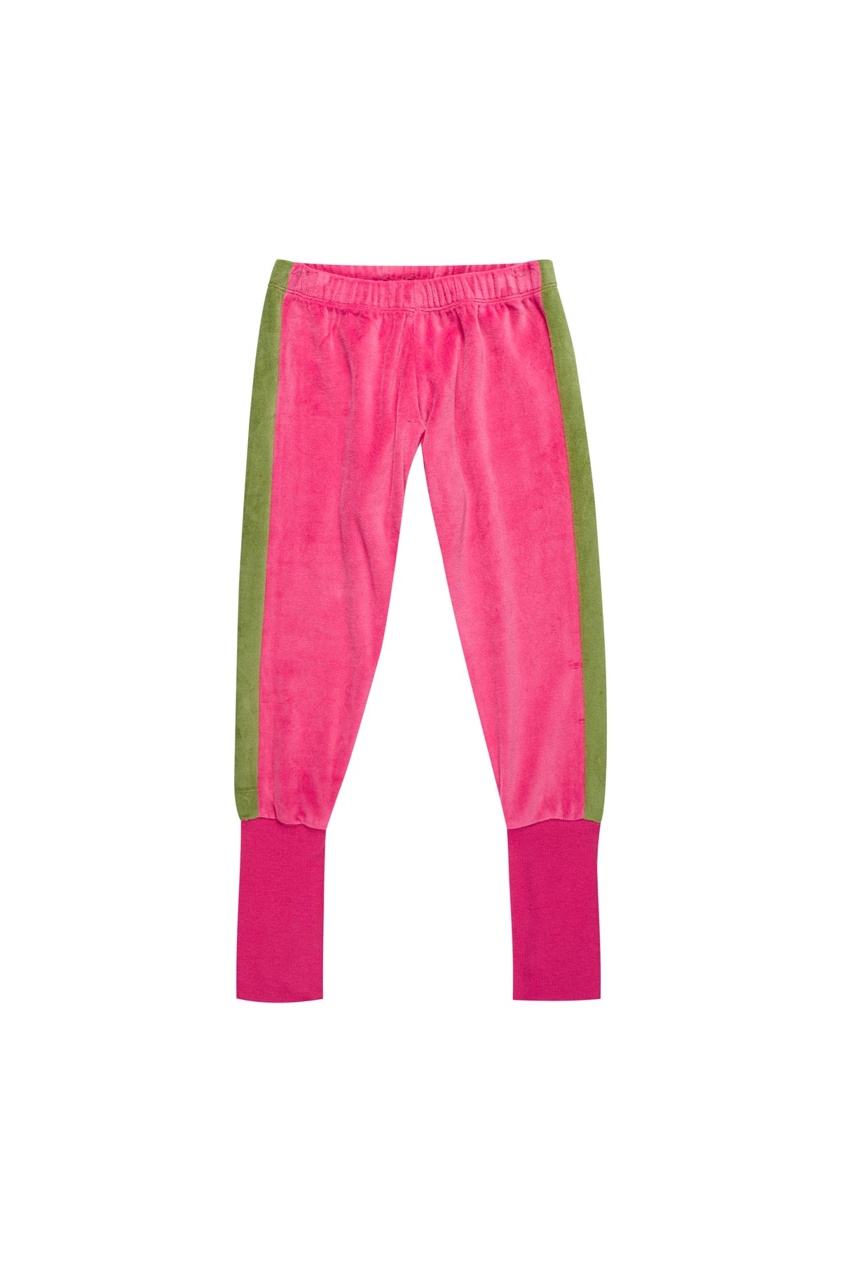TRACKSUIT VELOUR TROUSERS WITH CONTRAST TAPE marques almeida