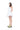 WHITE CINCHED PLEATED MINI DRESS marques almeida