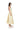 YELLOW PRINTED STRAPLESS DRESS marques almeida