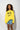 YELLOW SWEATSHIRT WITH EMBROIDERED LOGO MA KIDS