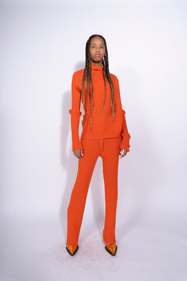 ORANGE DRAPED JUMPER marques almeida