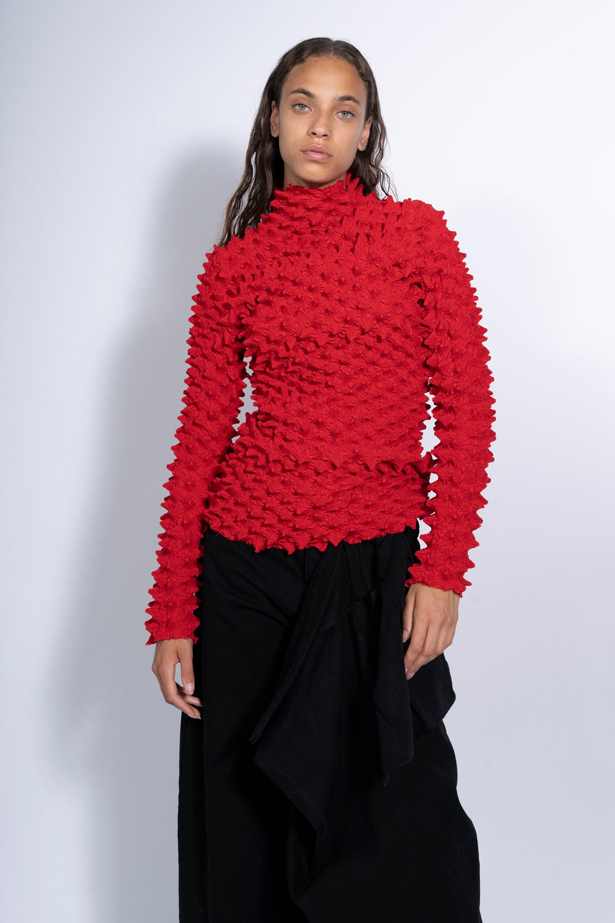 RED SPIKE TOP marques almeida