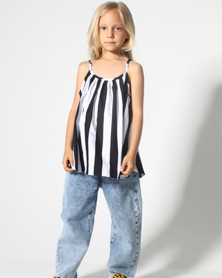 ACID WASH DENIM BAGGY TROUSERS makids