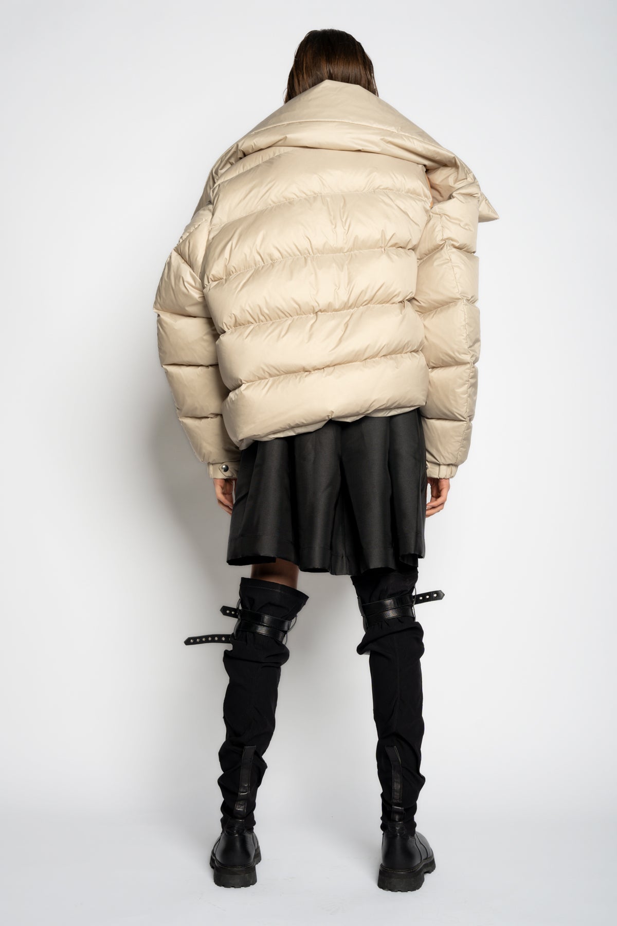 BEIGE M'A PUFFER JACKET MARQUES ALMEIDA