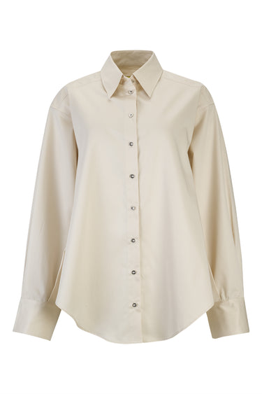 BEIGE OVERSIZED SHIRT marques almeida