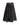 BLACK ACID WASH MIDI KILT SKIRT WITH BUCKLE FASTENING marques almeida