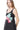 BLACK MINI DRESS WITH COLOUR FLOWER EMBELLISHED marques almeida