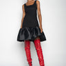 BLACK SLEEVELESS PUFF HEM DRESS marques almeida